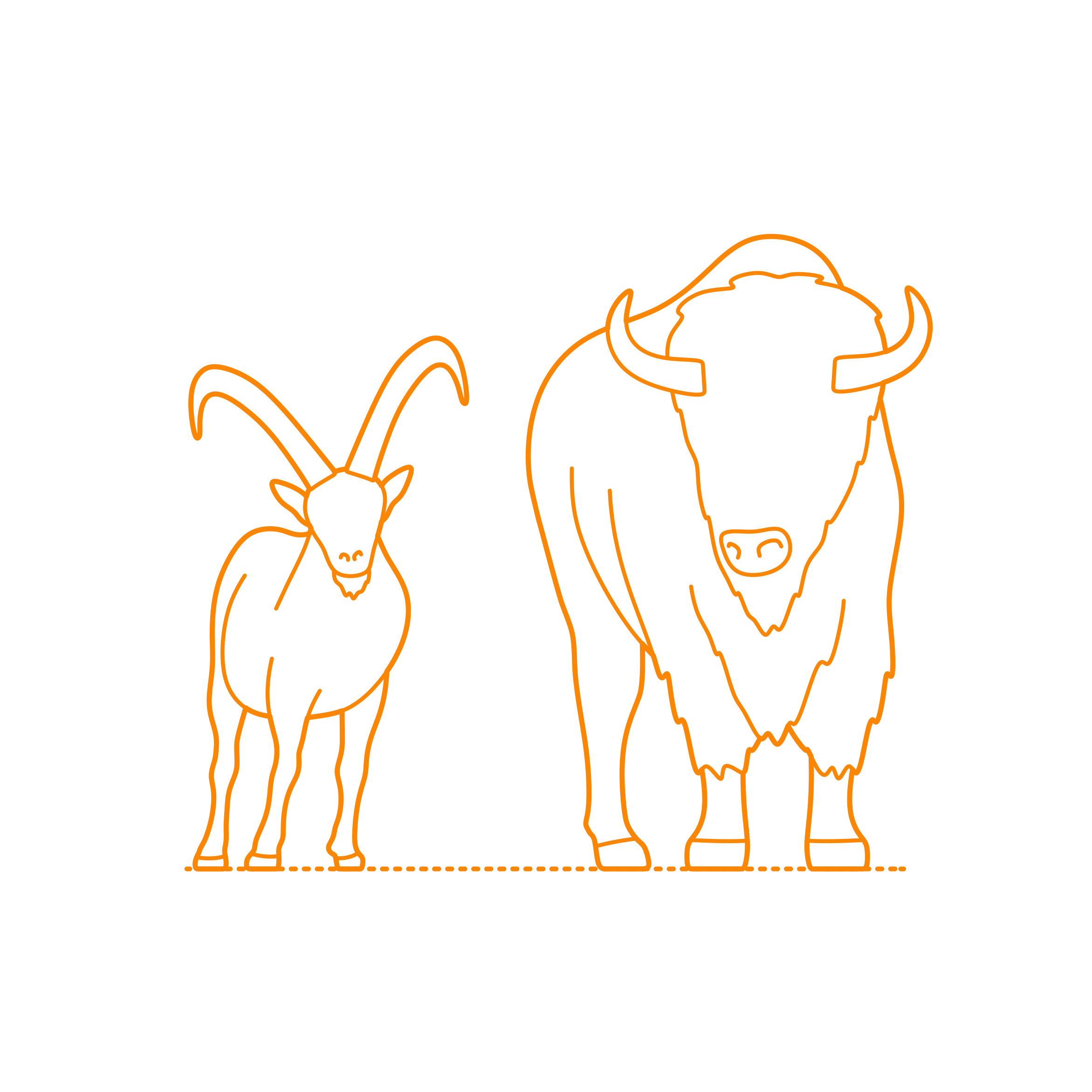 Animals Bovids Vinyl Svg File Free Vectors